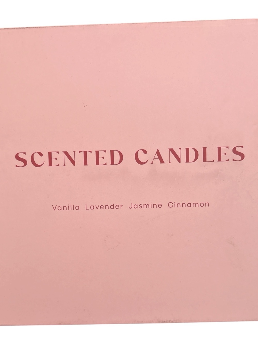 Scented Candles - Vanilla Lavender Jasmine Cinnamon